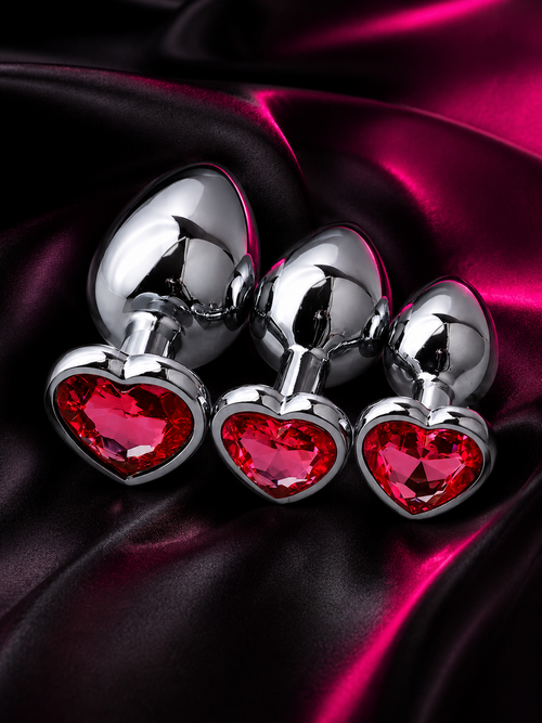 Diamond Metal Anal Plug S/M/L