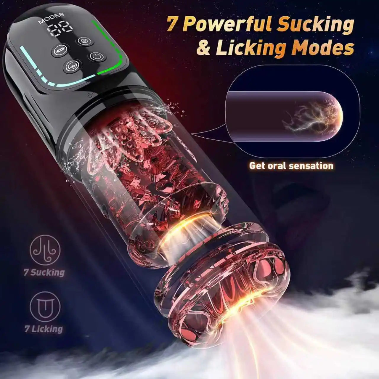 APP-Controlled Male Masturbator Cup