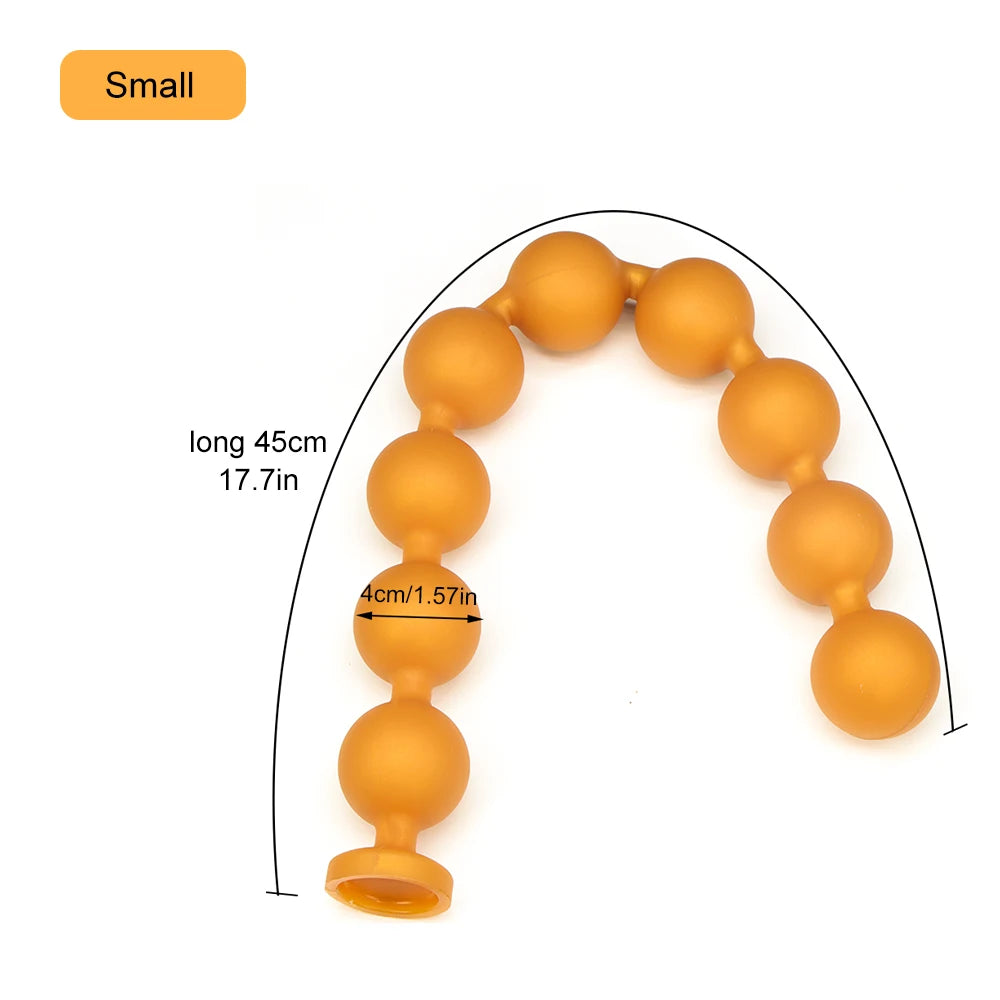 Anal Beads & Butt Plug Set