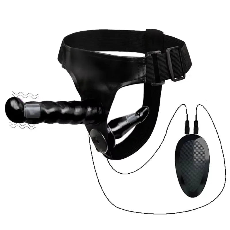 Double Dildo Elastic Harness Strap-On
