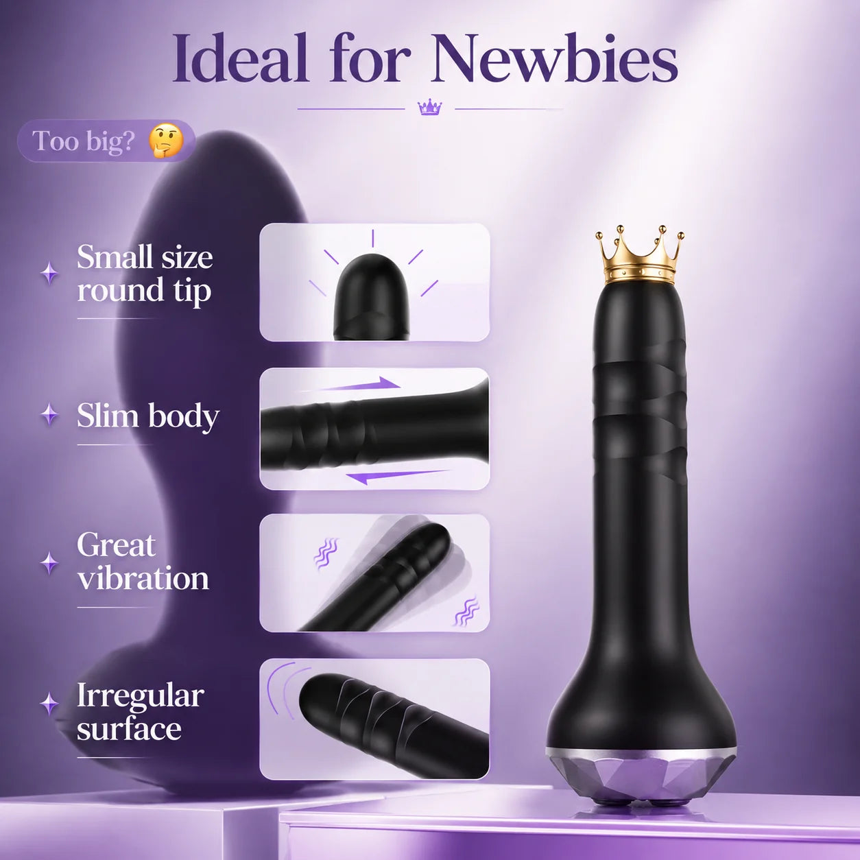 Vibrating Butt Plug – 10 Modes Prostate Massager
