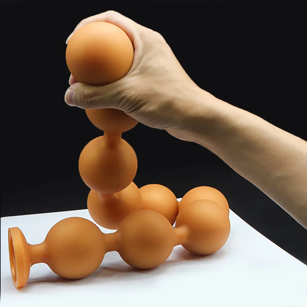 Anal Beads & Butt Plug Set