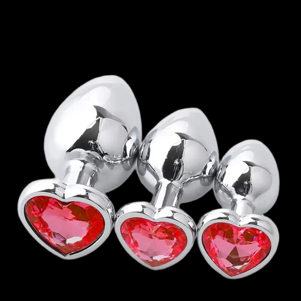 Diamond Metal Anal Plug S/M/L