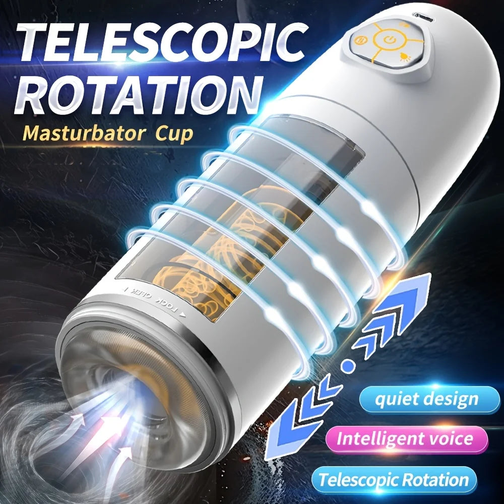 Male Masturbator Cup – 7 Thrusting Modes