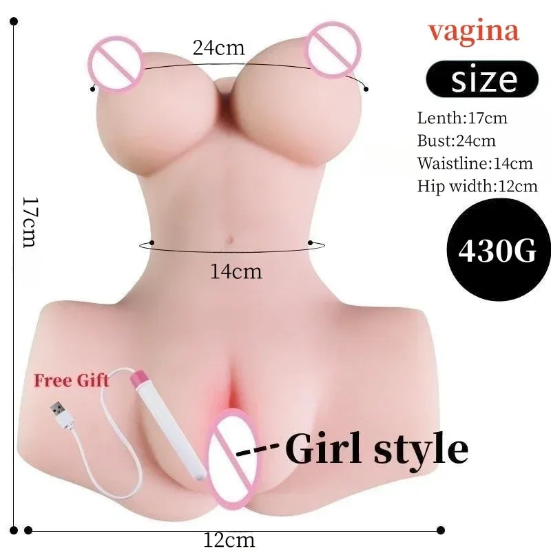Realistic 3D Sex Doll Masturbator