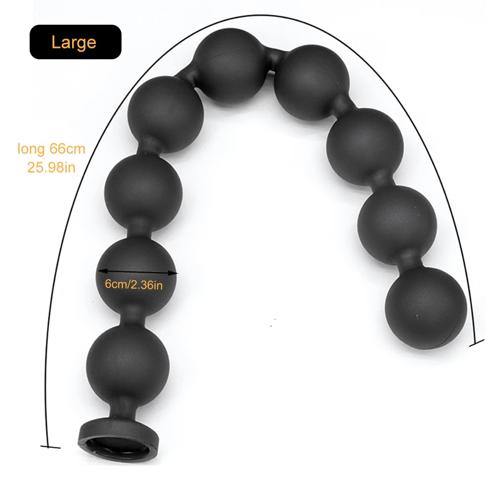 Anal Beads & Butt Plug Set