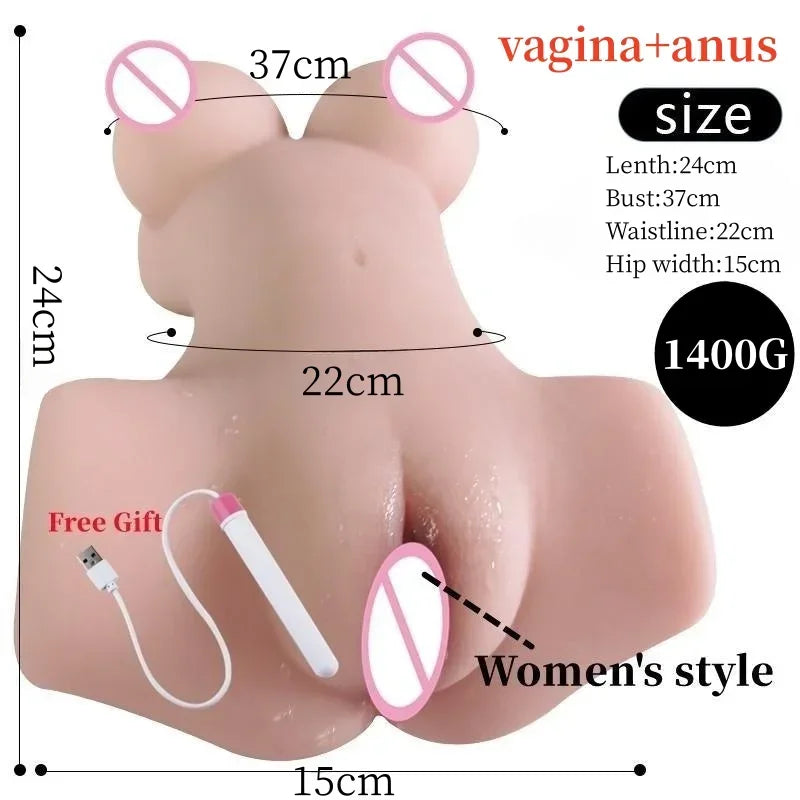 Realistic 3D Adult Doll- 1,4 kg