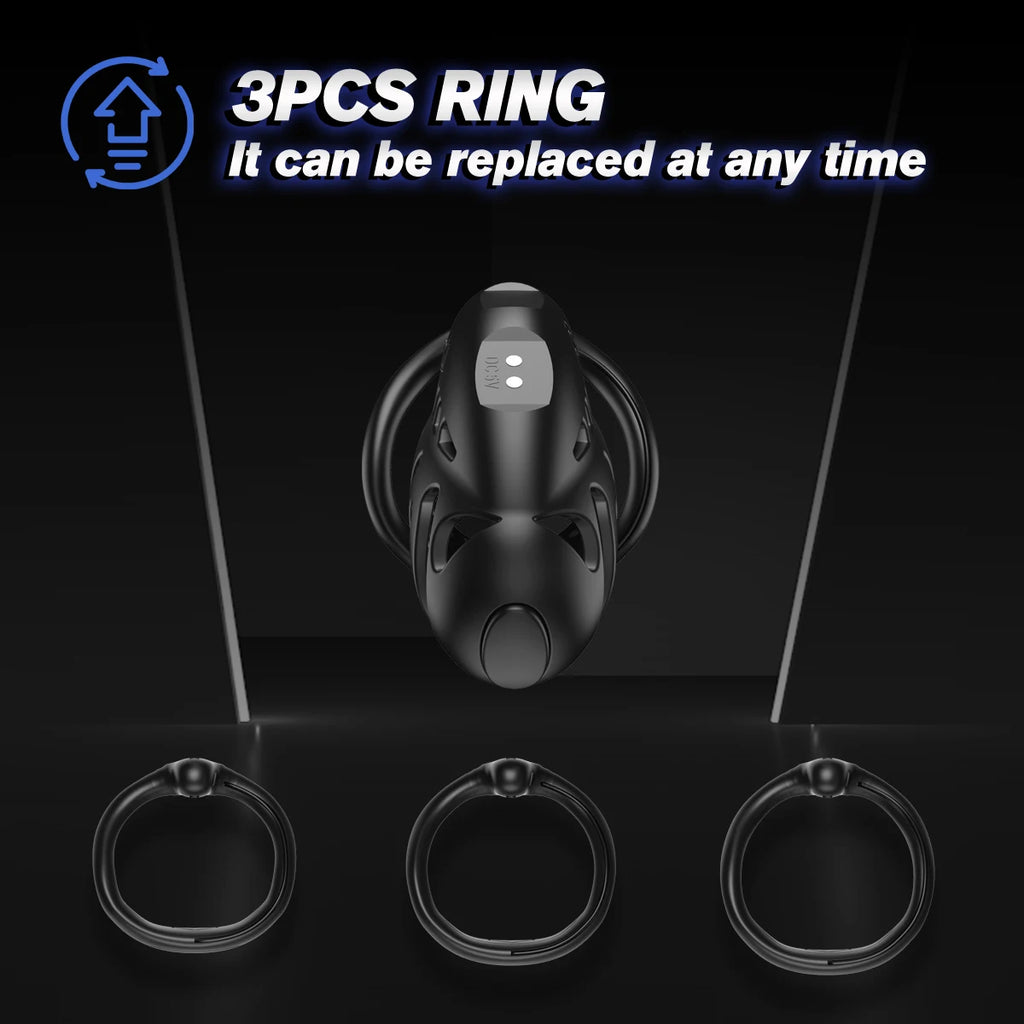 Electric Shock Male Chastity Cage – Remote Control
