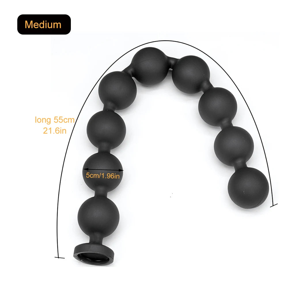 Anal Beads & Butt Plug Set