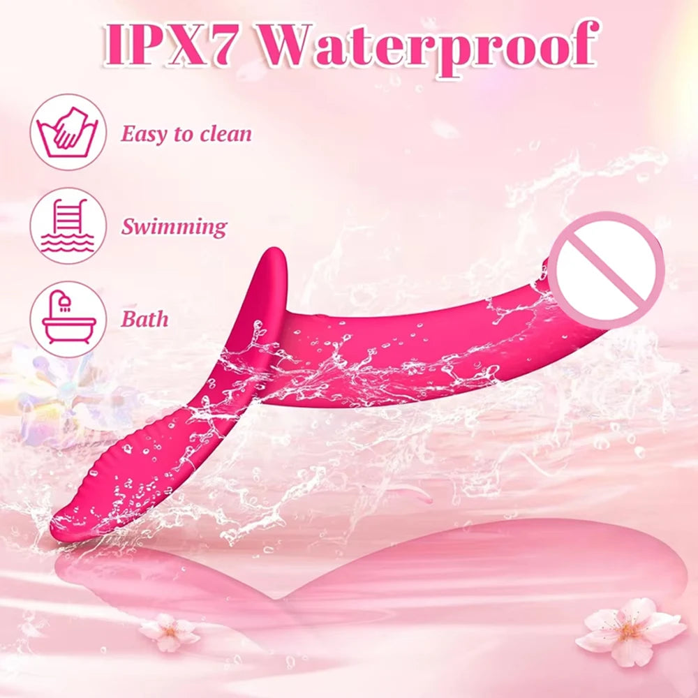 Vibrating Strapless Strap-On Dildo