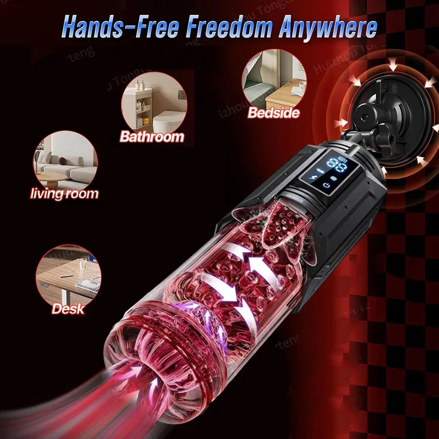APP-Controlled Male Masturbator Cup