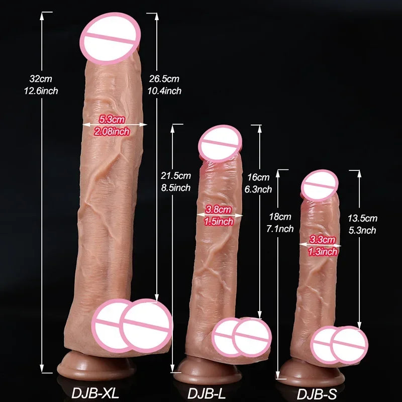 Realistic Suction Cup Dildo