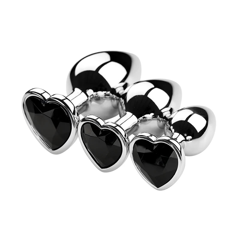 Diamond Metal Anal Plug S/M/L