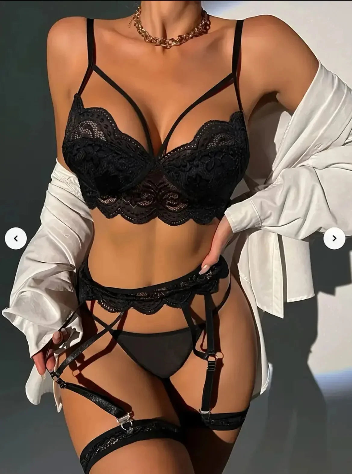 Elegant Lace 2- Piece Lingerie Set
