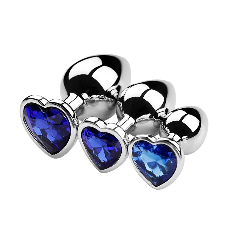 Diamond Metal Anal Plug S/M/L