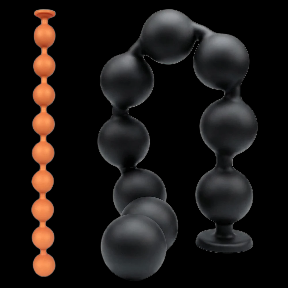 Anal Beads & Butt Plug Set