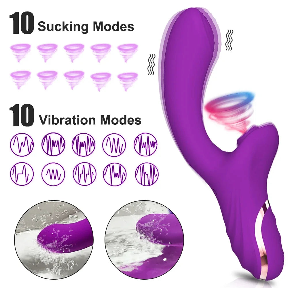 Powerful Clitoral Sucker Vibrator