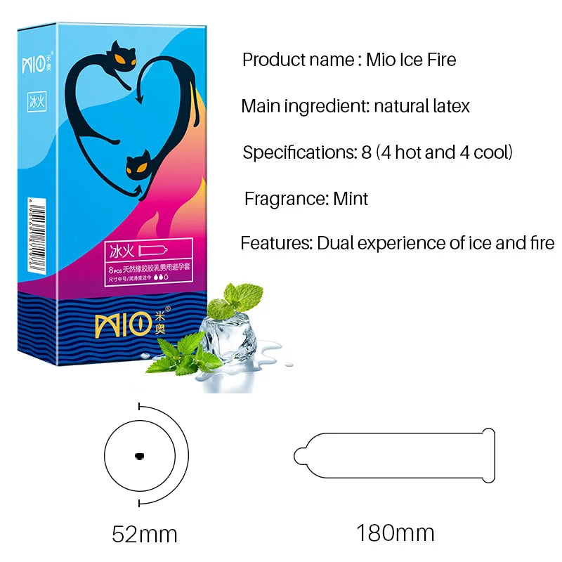 MIO Ice & Fire Condoms 40pcs