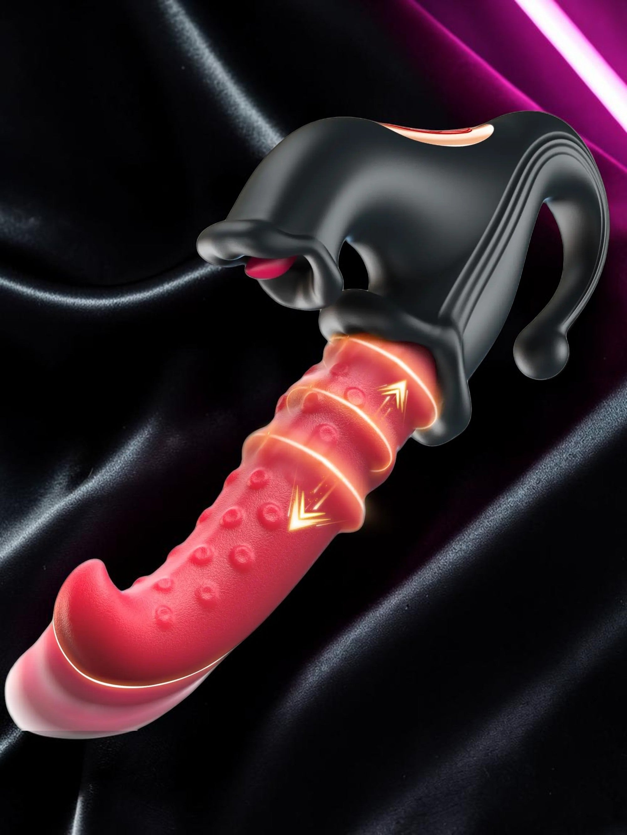 4-in-1 Rabbit Vibrator – Licking & Thrusting