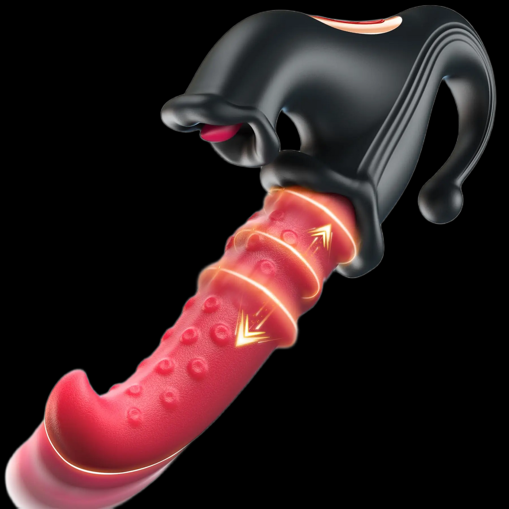 4-in-1 Rabbit Vibrator – Licking & Thrusting