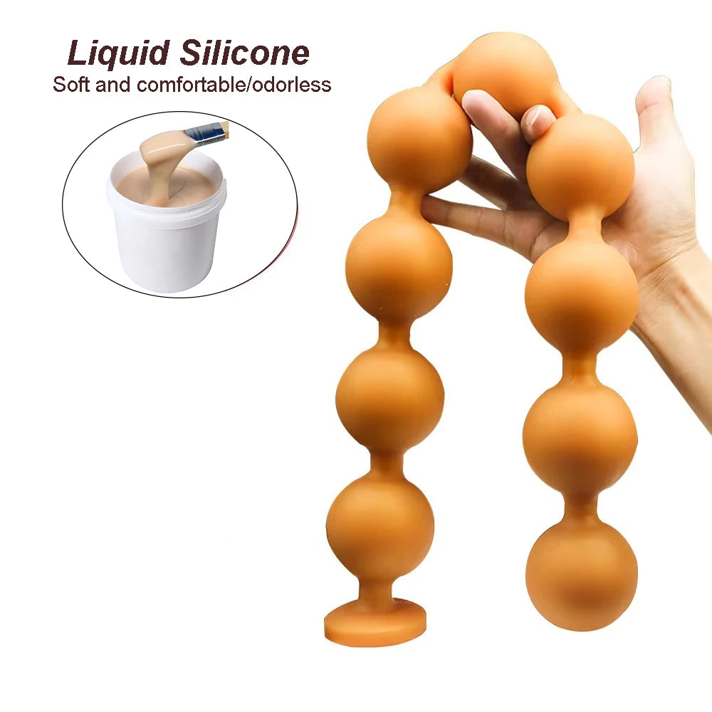 Anal Beads & Butt Plug Set