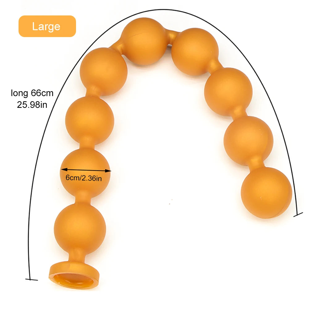 Anal Beads & Butt Plug Set