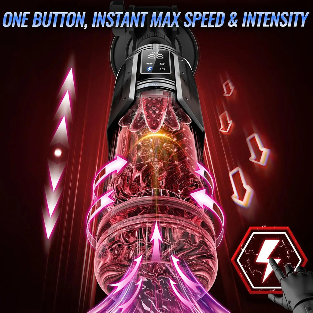 APP-Controlled Male Masturbator Cup