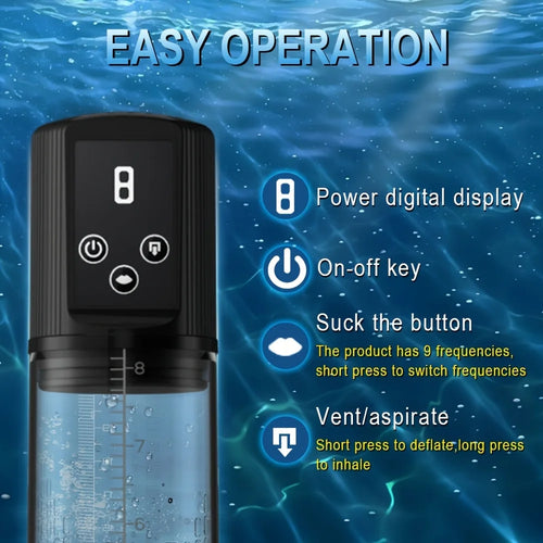 Automatic Male Masturbator – 9 Suction Modes