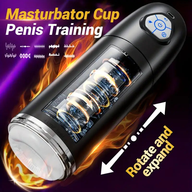 Male Masturbator Cup – 7 Thrusting Modes