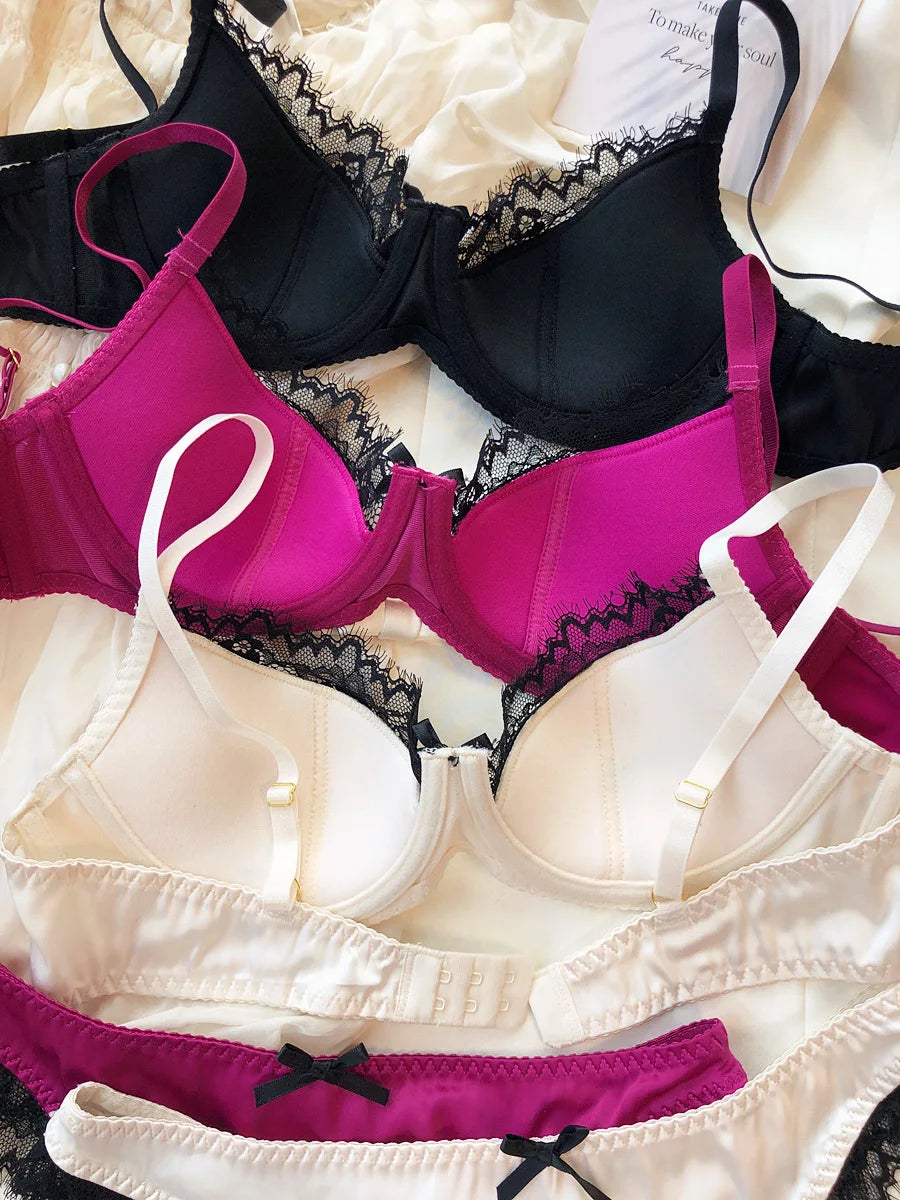 French Lace Push-Up Lingerie Set