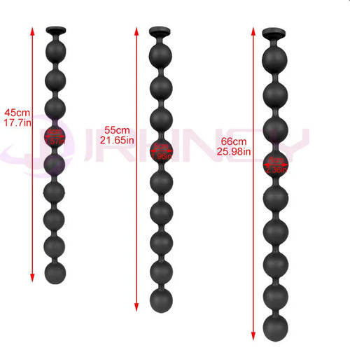 Anal Beads & Butt Plug Set