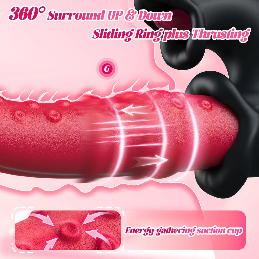 4-in-1 Rabbit Vibrator – Licking & Thrusting