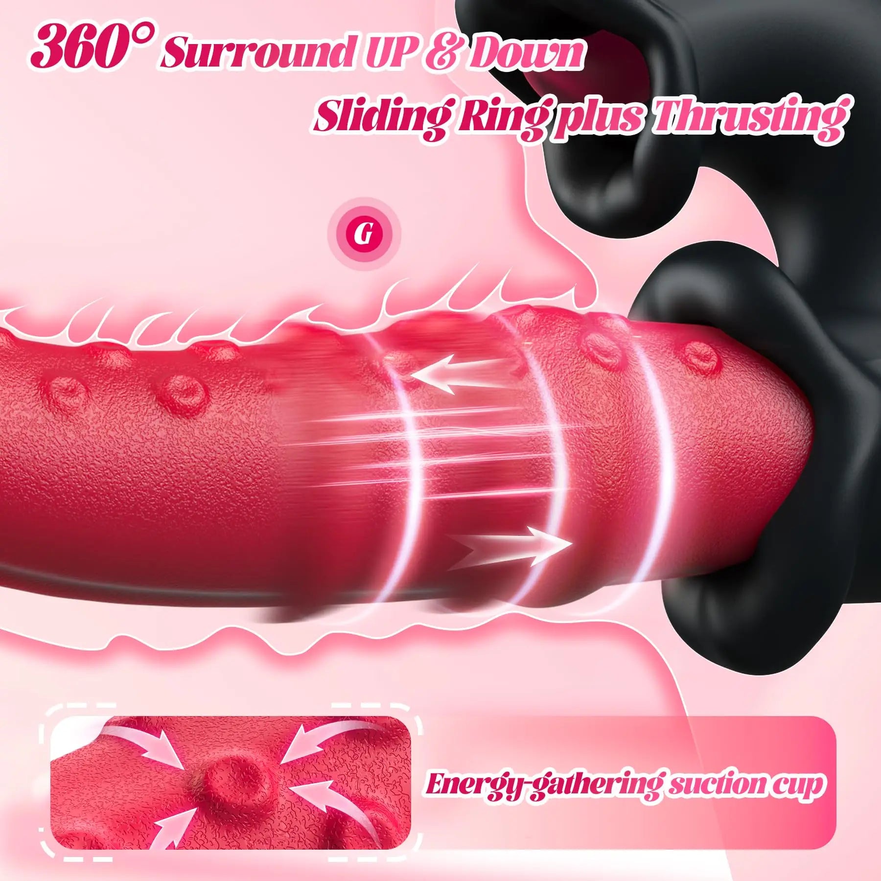 4-in-1 Rabbit Vibrator – Licking & Thrusting