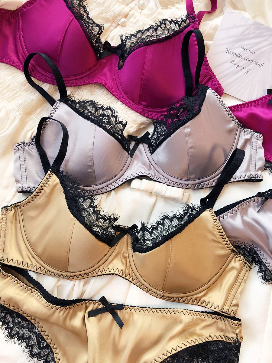French Lace Push-Up Lingerie Set