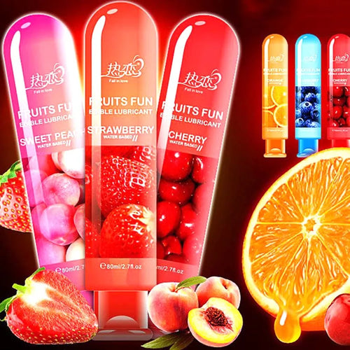 80ML Fruit Flavored Water-Based Intimate Lubricant