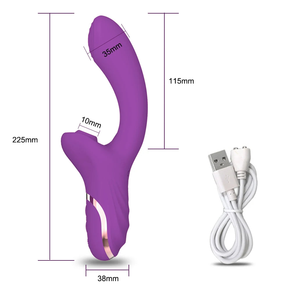 Powerful Clitoral Sucker Vibrator