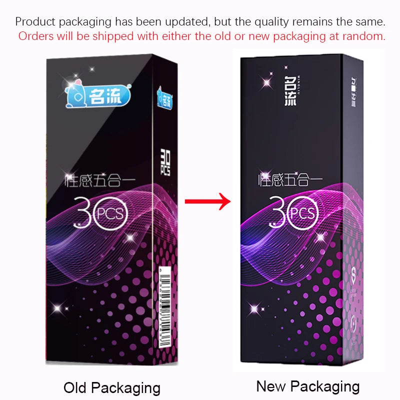 Ultra Thin Latex Condoms 30pcs