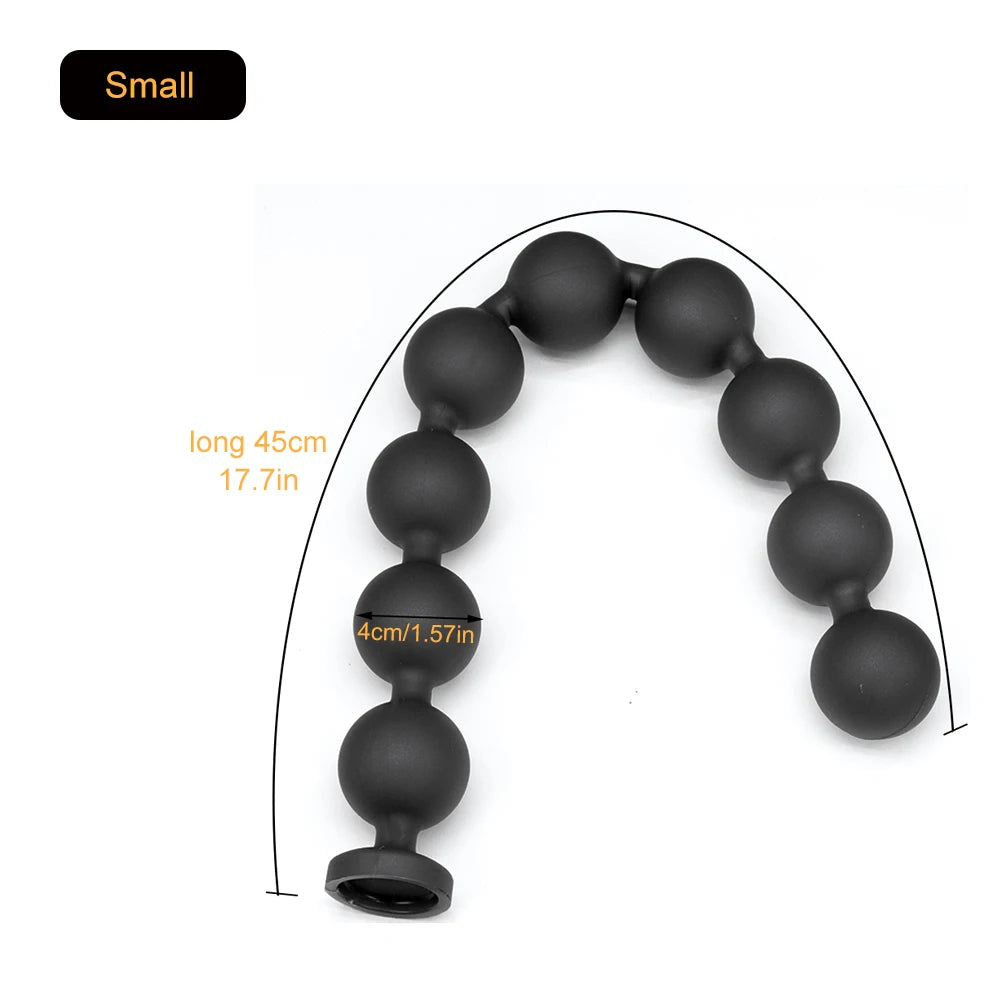 Anal Beads & Butt Plug Set