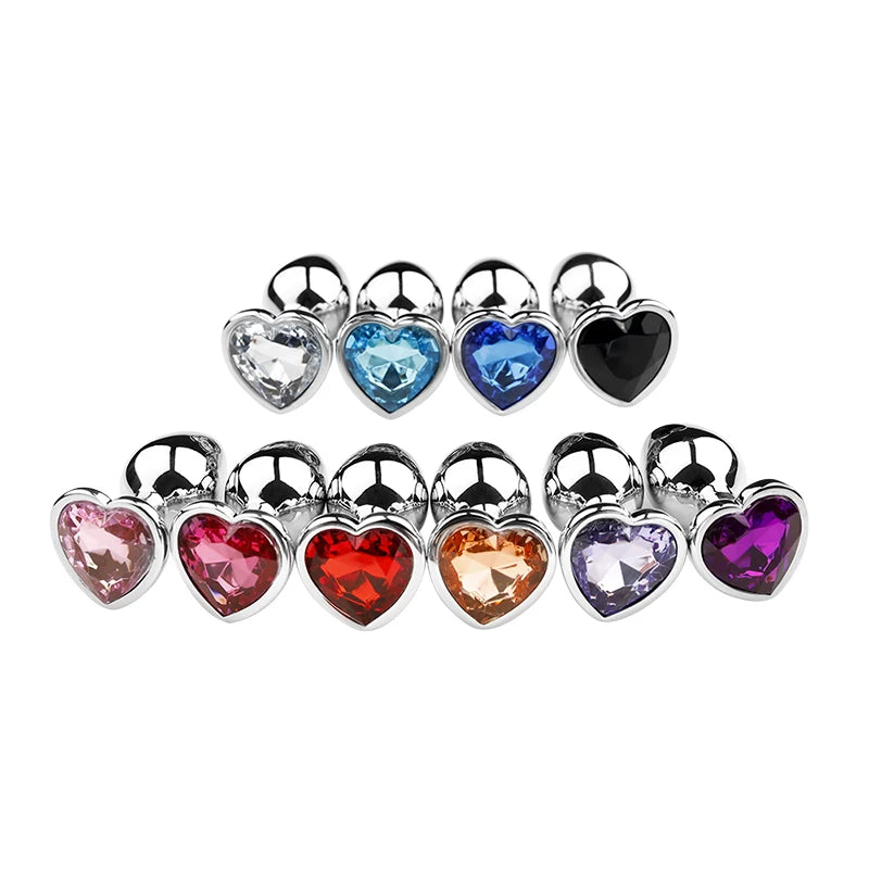 Diamond Metal Anal Plug S/M/L