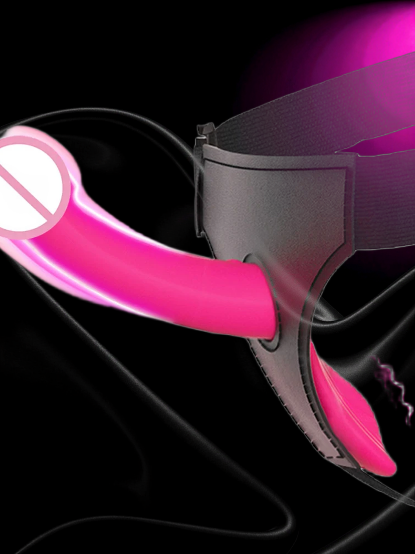 Vibrating Strapless Strap-On Dildo